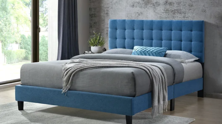 Washington Bed Fabric (Blue)